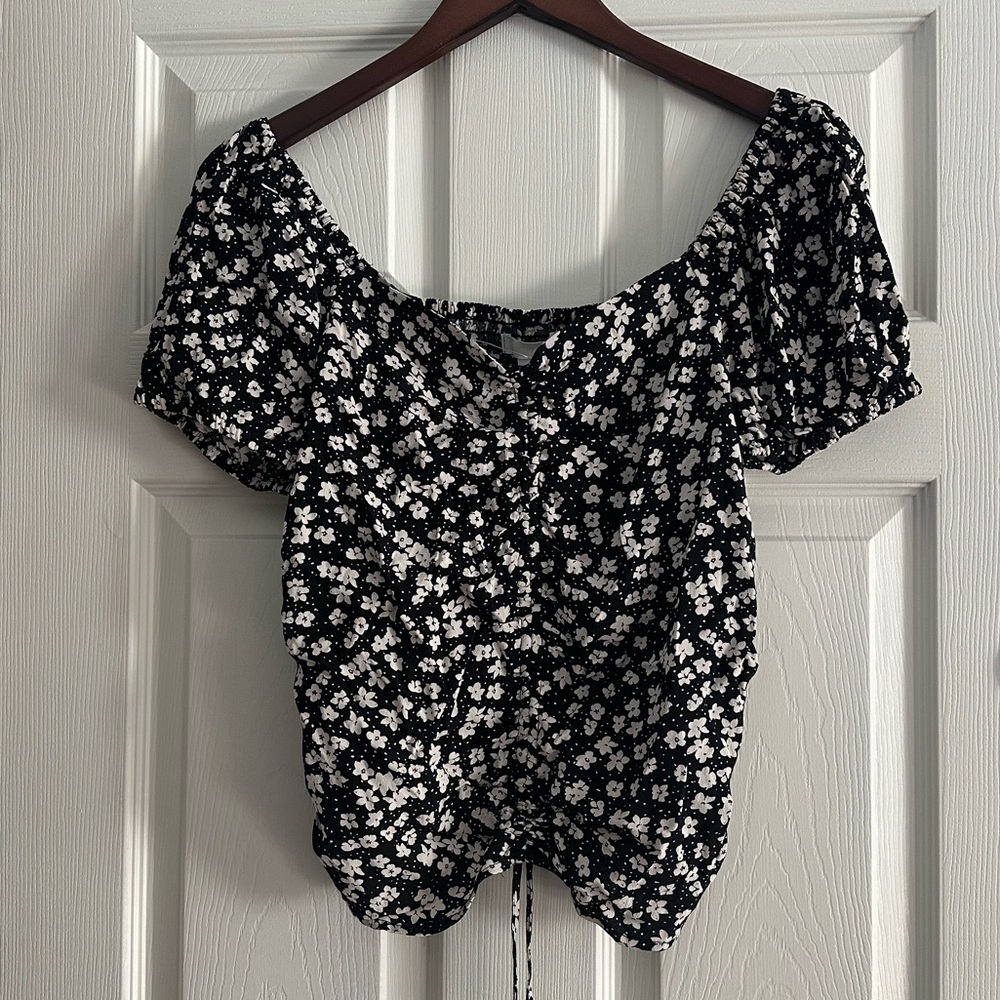 H&M Floral Crop Top NWT